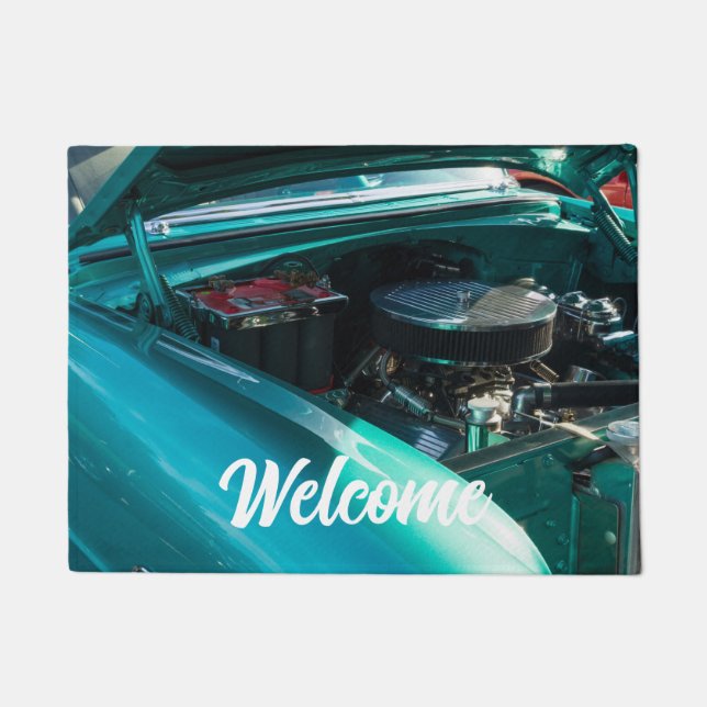 Under The Hood Welcome Doormat (Front)