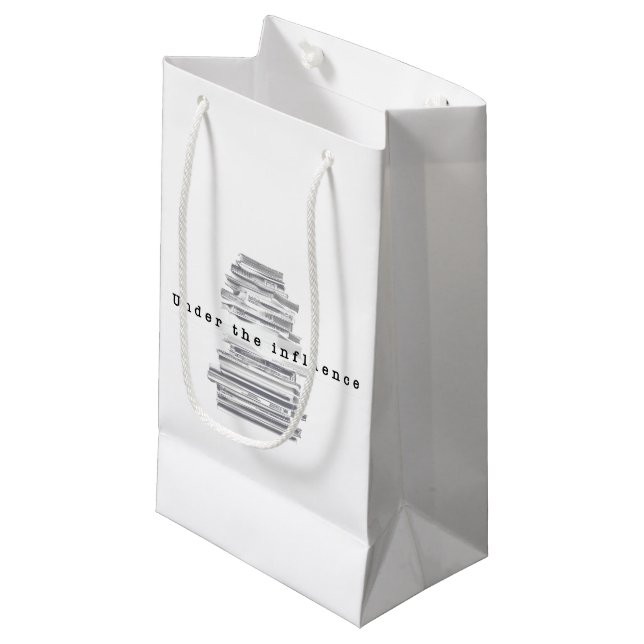 Under the influence small gift bag (Front Angled)