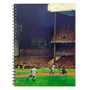 Under The Lights by John Falter Spiral Notebook