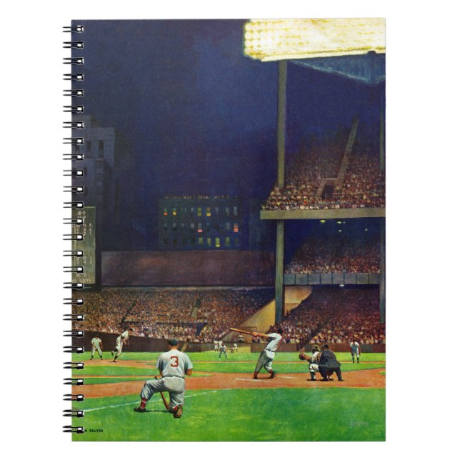 Under The Lights by John Falter Spiral Notebook (Front)