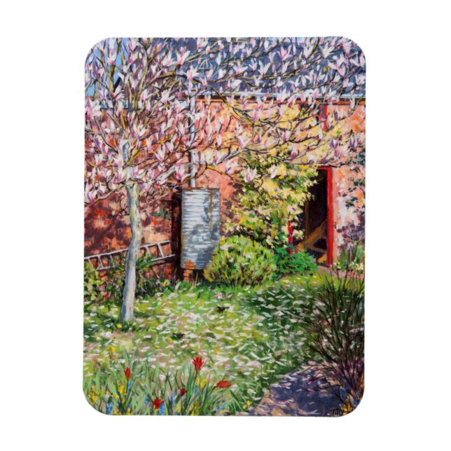 Under the Magnolia Magnet (Vertical)