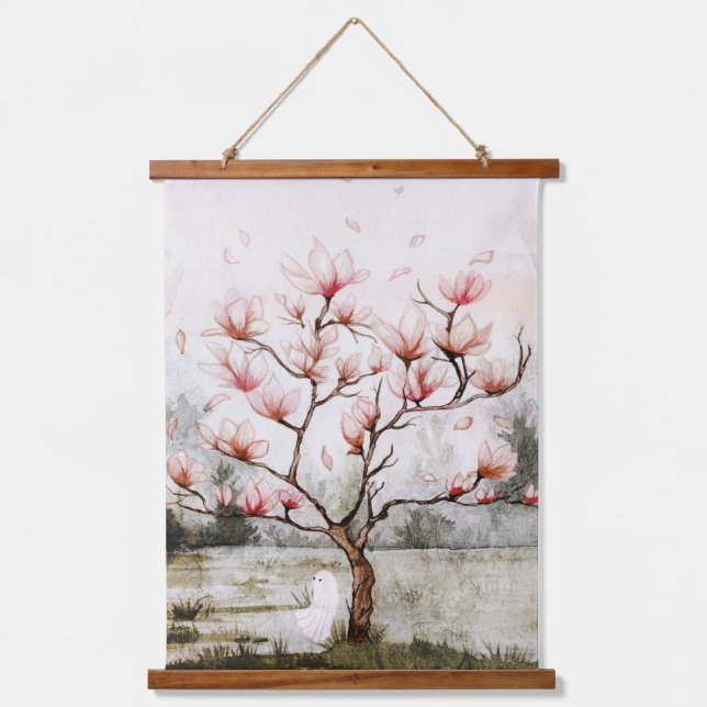 Under The Magnolia Tree Hanging Tapestry (Front)