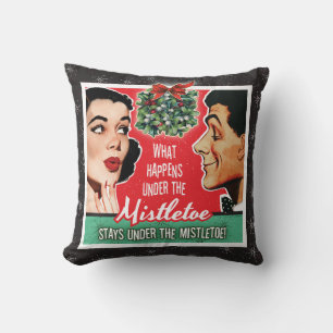 Under The Mistletoe Cushion