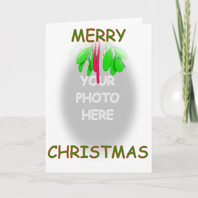 Under the Mistletoe Holiday Card (Front)