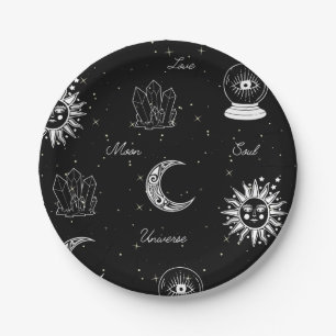 Under the Moon Celestial Paper Plates