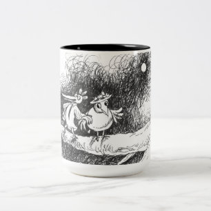 under the moon Two-Tone coffee mug