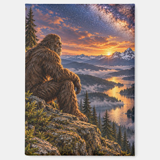 Under the Mountain Stars Bigfoot Magnet