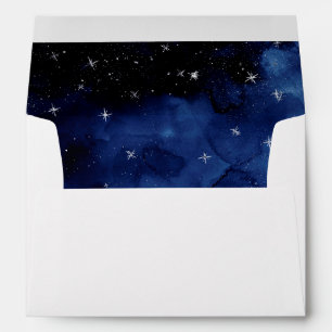 Under the Night Sky Wedding Invitation Envelope