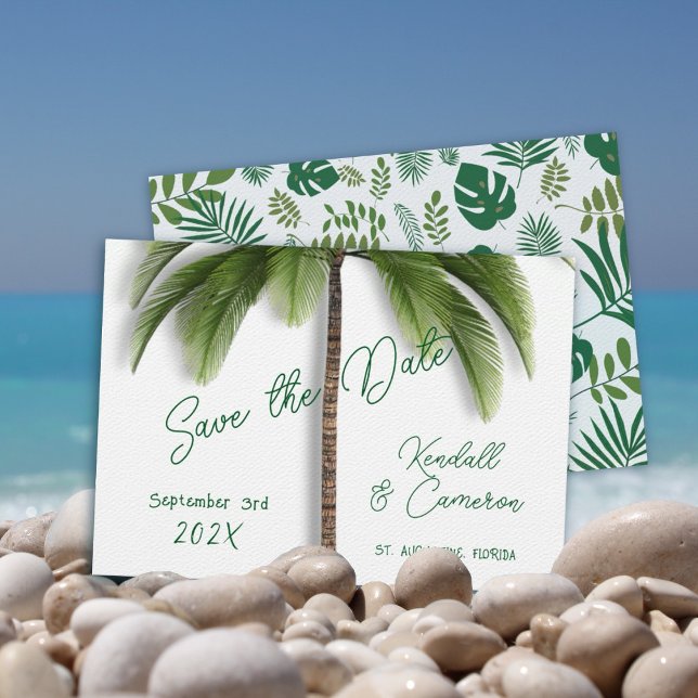 Under the Palm Tree Save the Date (Creator Uploaded)