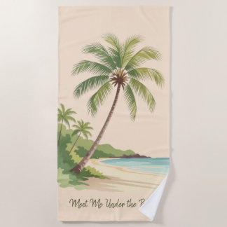 Under the Palms Beach Towel
