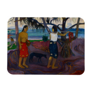 Under the Pandanus, 1891 (oil on canvas) Magnet