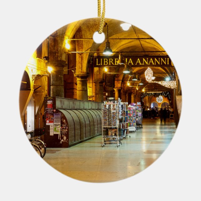 Under the Portico Ceramic Tree Decoration (Front)