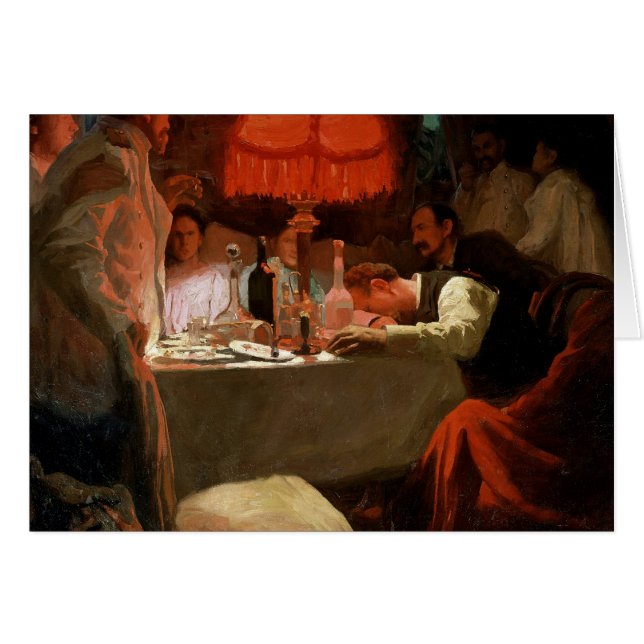 Under the Red Light, c.1910 (Front Horizontal)