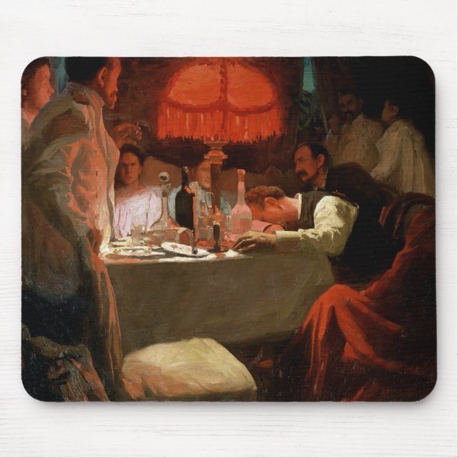 Under the Red Light, c.1910 Mouse Pad (Front)