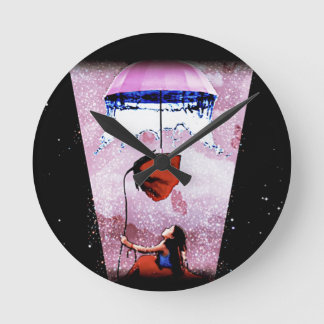 Under the Refuge of the Universe Round Clock