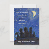 Under the Same Moon Art Note Cards