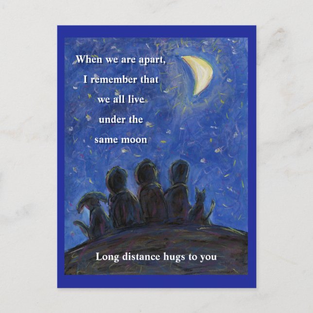 Under the Same Moon Art Postcard (Front)