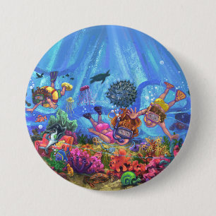 Under the Sea 7.5 Cm Round Badge