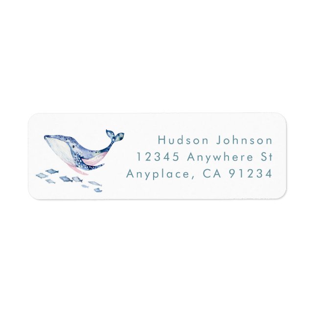 Under the Sea Address Label (Front)