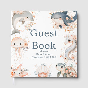 Under The Sea Animals Baby Shower Guest Book