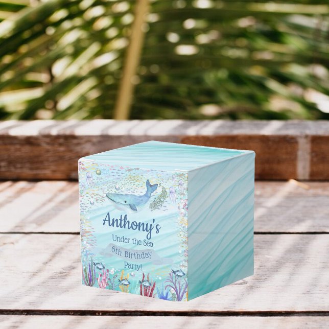 Under The Sea Any Age Birthday Favour Box (Creator Uploaded)