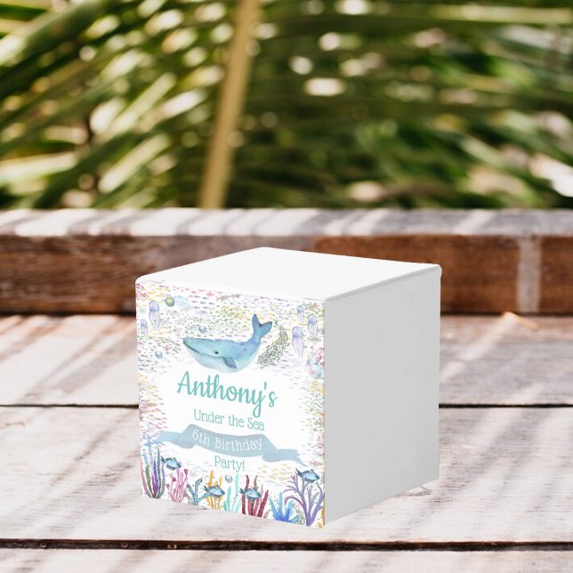 Under The Sea Any Age Birthday Favour Box (Creator Uploaded)