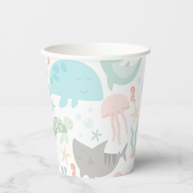 Under The Sea Baby  Paper Cups (Front)