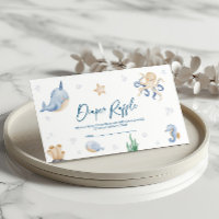 Under the Sea Baby Shower Diaper Raffle