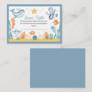 Under the Sea Baby Shower Enclosure Card