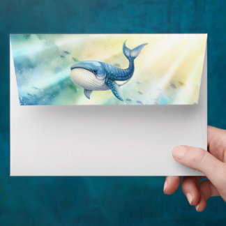 Under the Sea Baby Shower Envelope