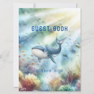 Under the Sea Baby Shower Guest Book Sign