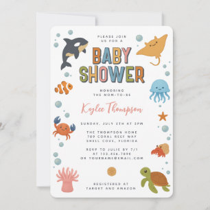 Under the Sea Baby Shower Invitation