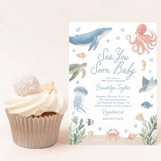 Under the Sea Baby Shower Invitation (Creator Uploaded)