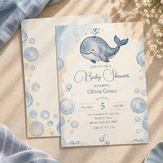 Under the Sea Baby Shower Invitation
