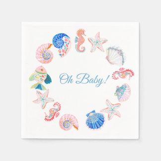 Under the Sea Baby Shower Napkin