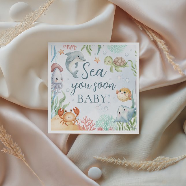 Under the Sea Baby Shower Napkins (Creator Uploaded)