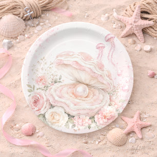 Under the Sea Baby Shower Paper Plate
