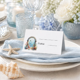 Under the sea Baby Shower Place Card