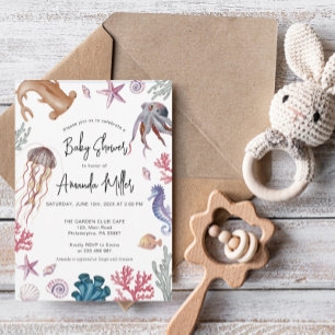 Under the sea Baby Shower  Save The Date