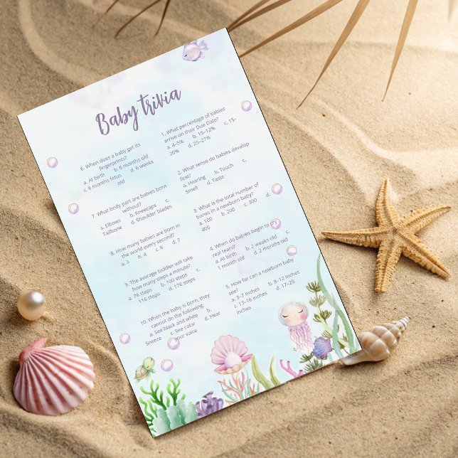 Under the Sea Baby Trivia (Creator Uploaded)