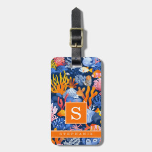 Under the Sea Background Luggage Tag