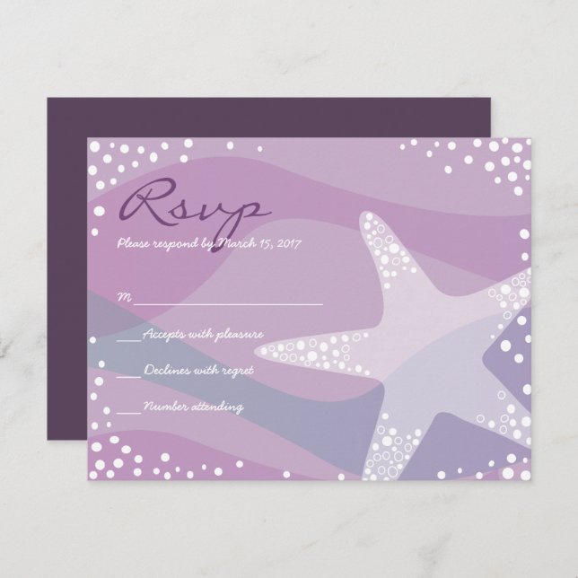 UNDER THE SEA Bat Bar Mitzvah Invitation (Front/Back)