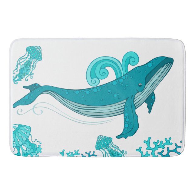Under the sea  bath mat (Front)