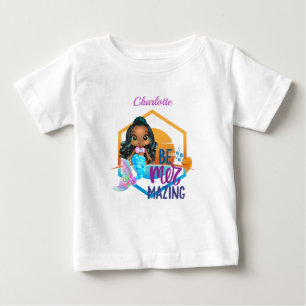 Under the Sea Be Mer-mazing Mermaid Personalised Baby T-Shirt