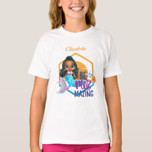 Under the Sea Be Mer-mazing Mermaid Personalised T-Shirt