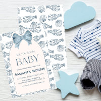 Under the Sea Beach Theme with Shell Design Baby