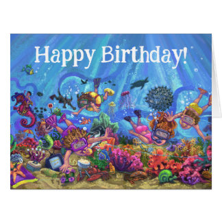 Under the Sea Birthday Card