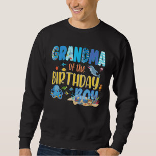 Under The Sea Birthday Fish Aquarium Animals Party Sweatshirt