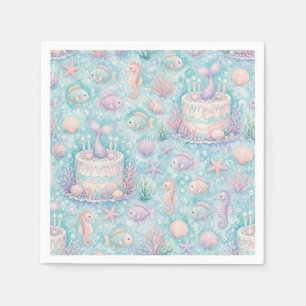 Under the Sea Birthday Napkin