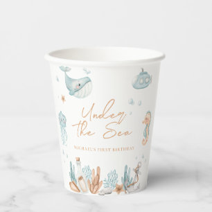 Under the Sea Birthday Paper Cups